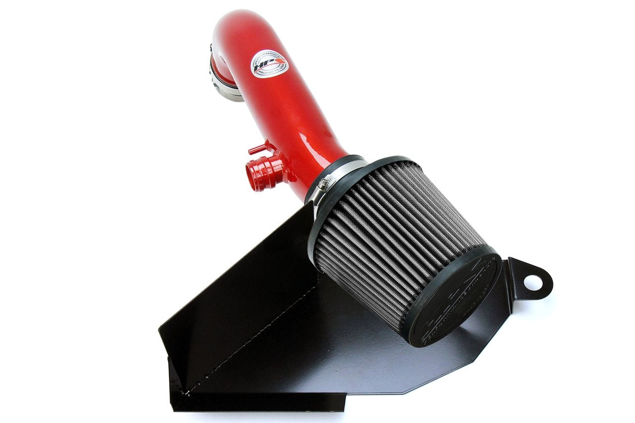 HPS Performance Products HPS Shortram Air Intake Kit 2015-2019 Volkswagen Golf 1.8T TSI Turbo, Includes Heat Shield, 827-577